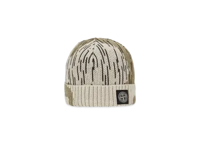 Stone Island N23B3 'RAIN CAMO' MIXED YARN "Ibory"