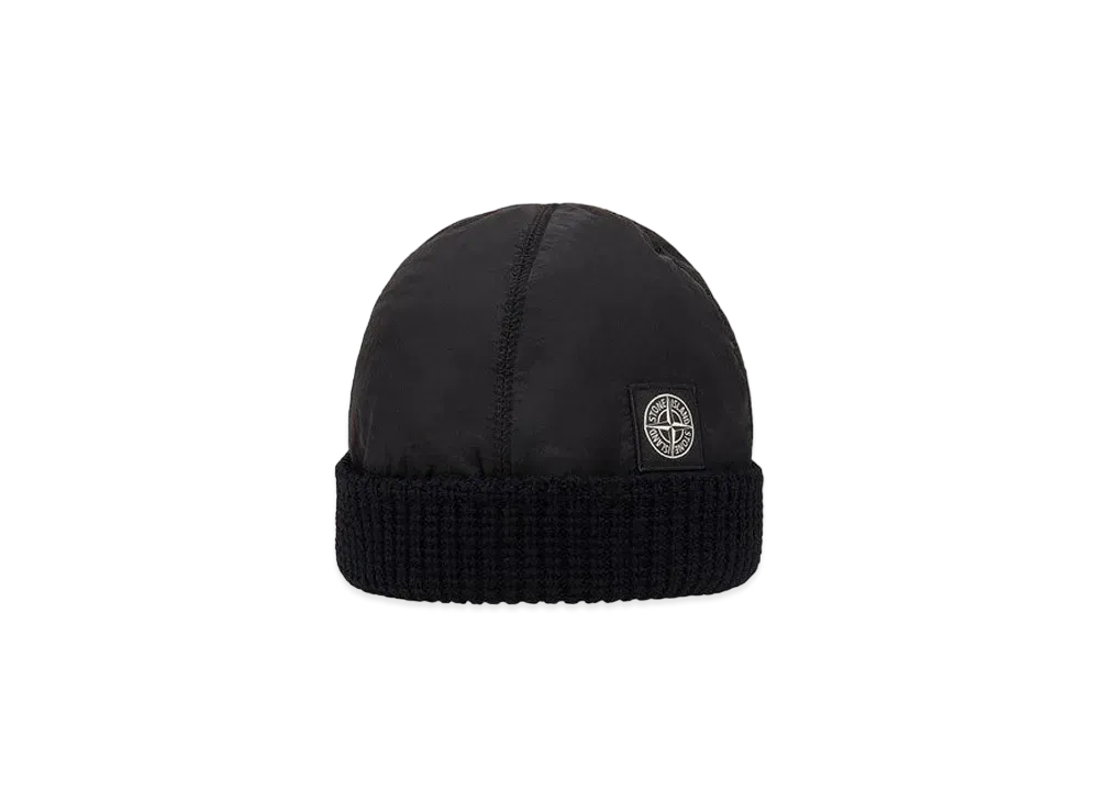 Stone Island N09C8 PURE WOOL WITH NYLON METAL DETAILS "Black"