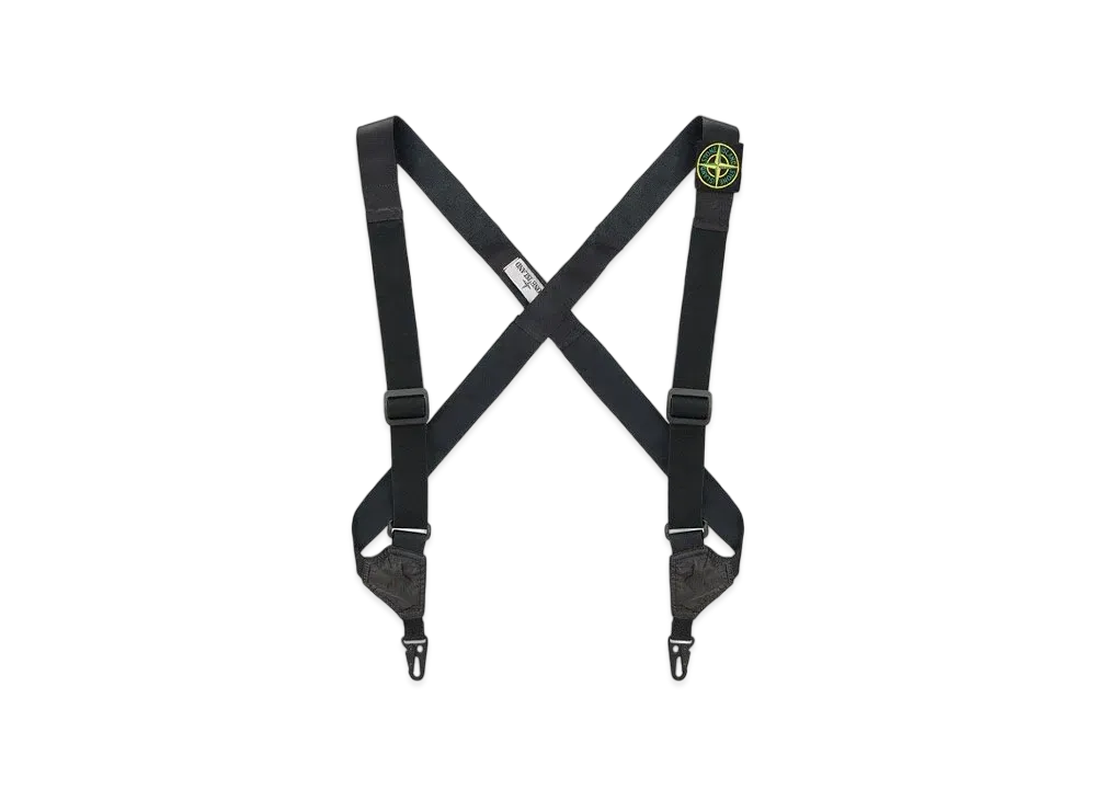 Stone Island 96070 MUSSOLA GOMMATA CANVAS "Black"