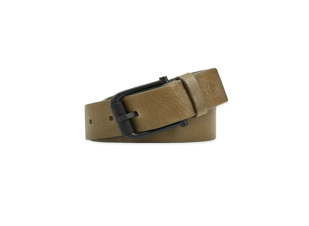 Stone Island 94772 TUMBLED LEATHER "Sage Green"