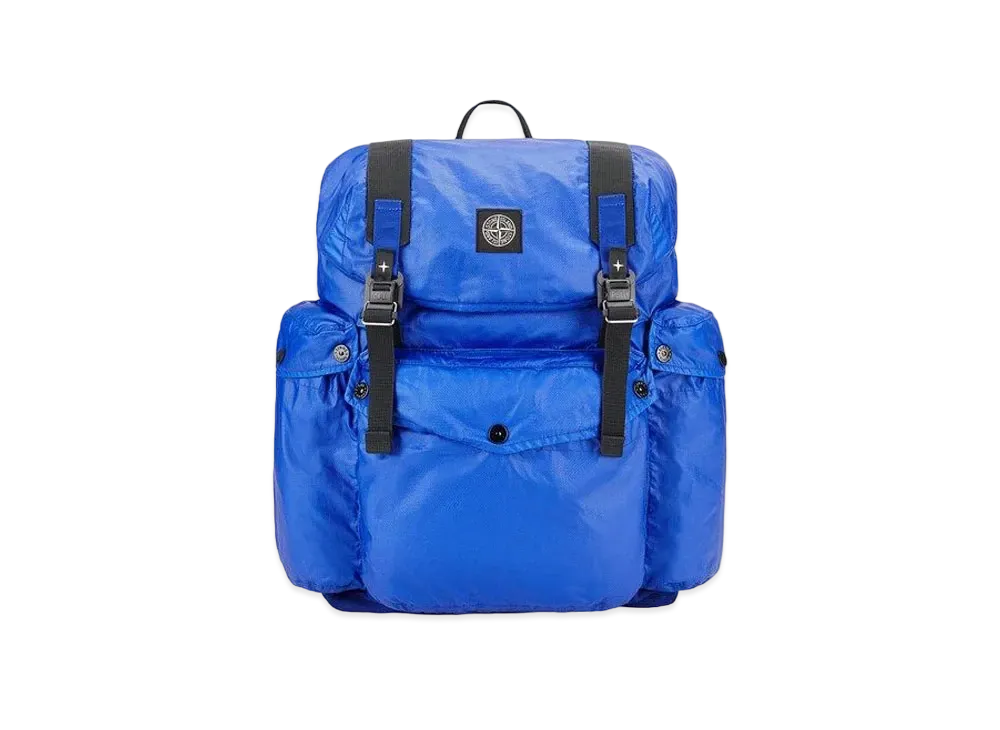 Stone Island 90370 MUSSOLA GOMMATA CANVAS PRINT "Periwinkle"