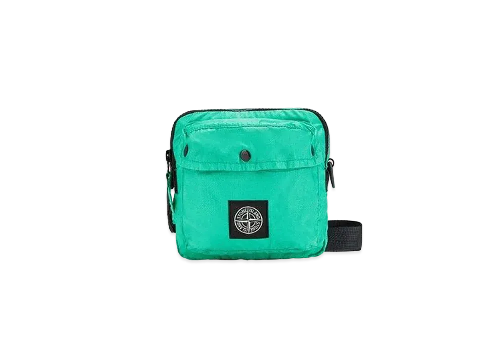 Stone Island 90270 MUSSOLA GOMMATA CANVAS PRINT "Green"