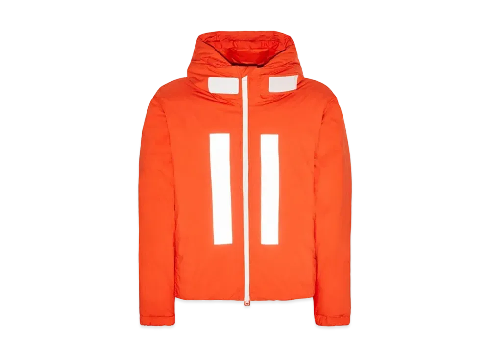 Stone Island 424X2 Marina Rubber Wax Poplin Down "Lobster Orange"