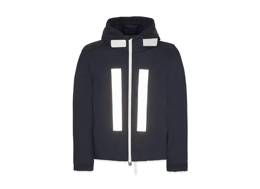 Stone Island 424X2 Marina Rubber Wax Poplin Down "Blue"