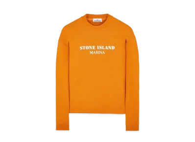 Stone Island 671X6 Marina Crew Neck Sweatshirt "Reddish Brown"
