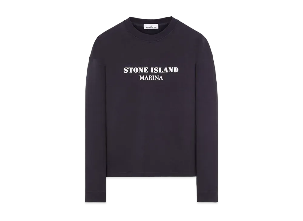 Stone Island 671X6 Marina Crew Neck Sweatshirt "Blue"