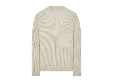Stone Island 543Xa Marina Funnel Neck Knit "Mastic White"