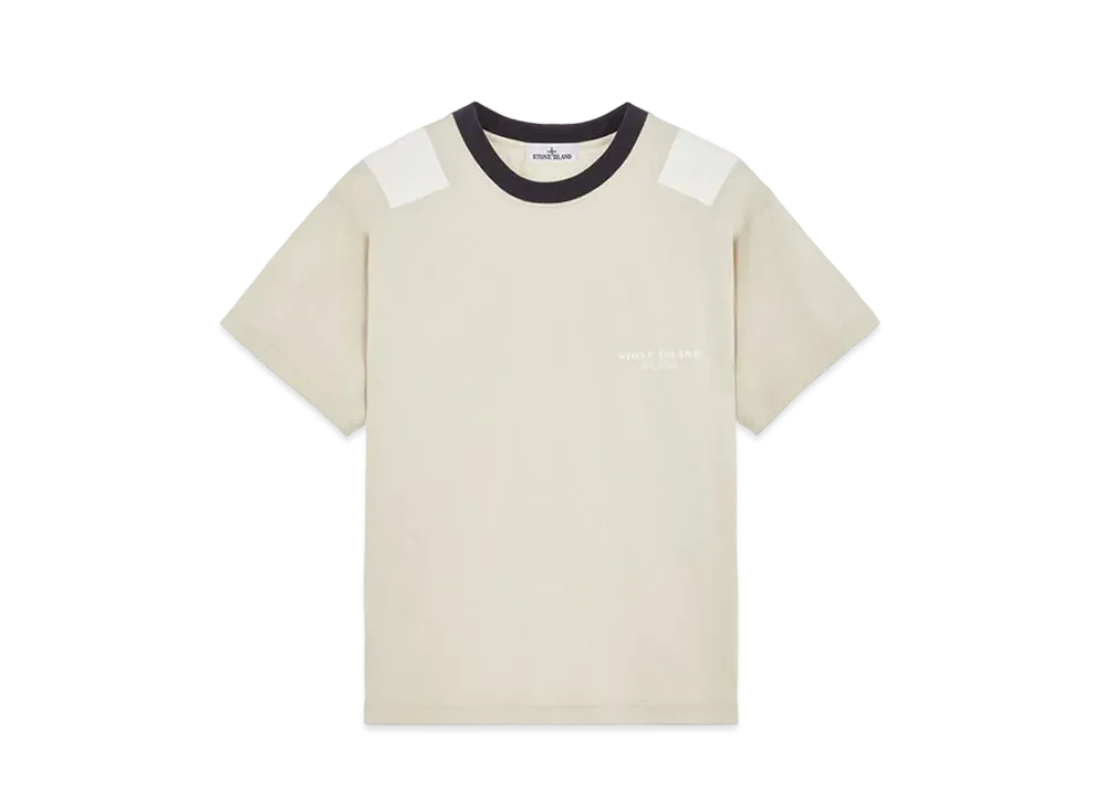 Stone Island 223X3 Marina Crew Neck T-Shirt "Mastic White"