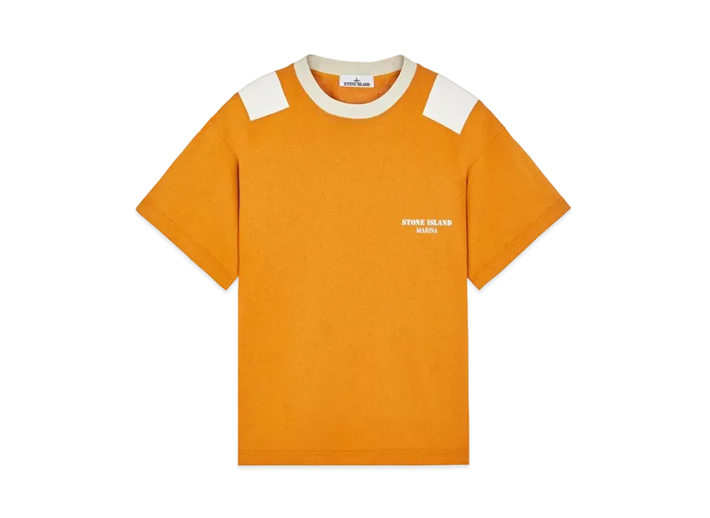 Stone Island 223X3 Marina Crew Neck T-Shirt "Reddish Brown"
