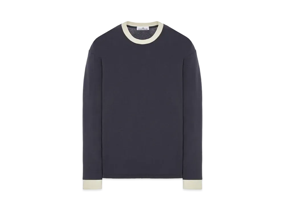 Stone Island 224X3 Marina Long Sleeve Crew Neck T-Shirt "Blue"