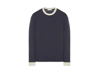 Stone Island 224X3 Marina Long Sleeve Crew Neck T-Shirt "Blue"