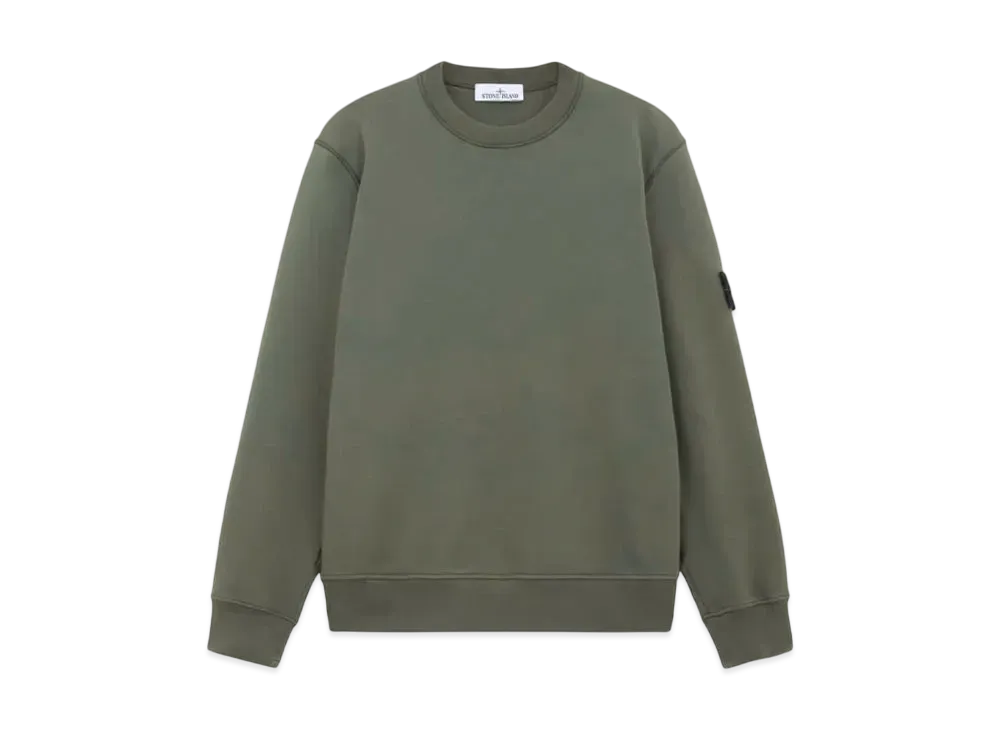 Stone Island 63051 Cotton Fleece "Musk Green"