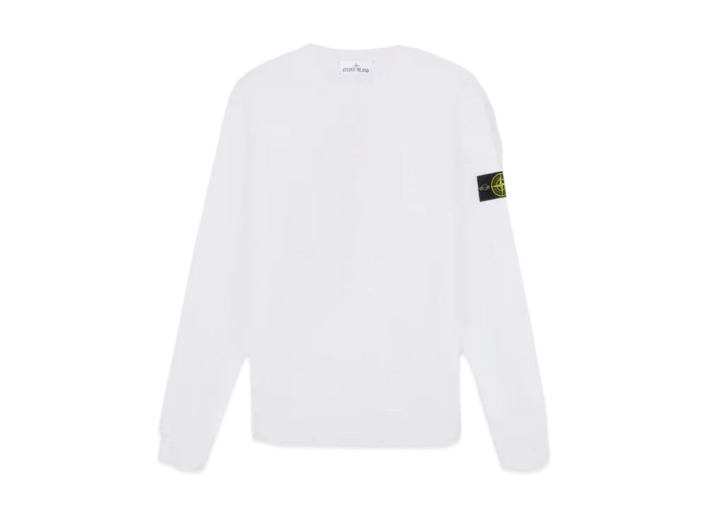 Stone Island 63051 Cotton Fleece "White"