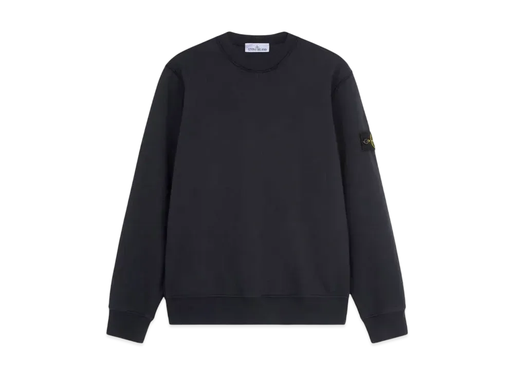 Stone Island 63051 Cotton Fleece "Navy Blue"