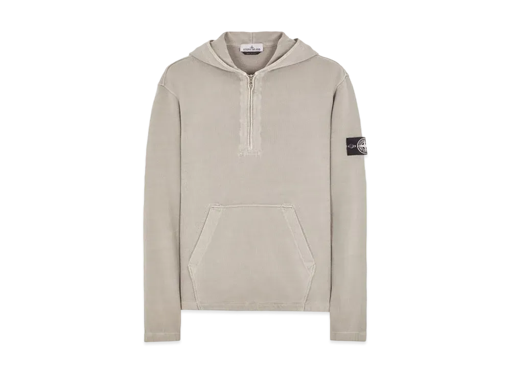 Stone Island 636T3 70% Recycled Cotton Fleece Tinto Terra "Dust Grey"