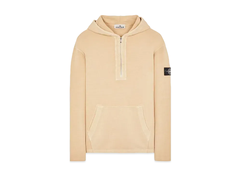 Stone Island 636T3 70% Recycled Cotton Fleece Tinto Terra "Ivory"