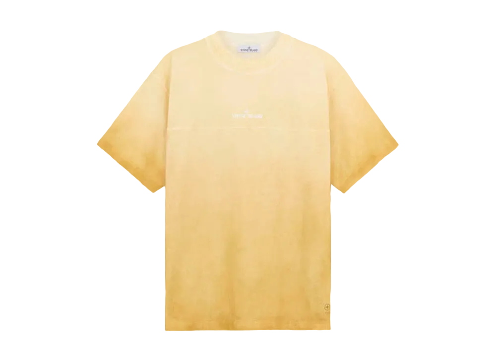 Stone Island 215T2 Cotton Jersey Oxide Spray "Mustard"