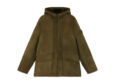 Stone Island 002F9 Suede Sheepskin_Stone Island Ghost "Military Green"