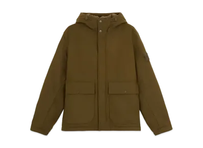 Stone Island 454F4 Wool Nylon Flannel_Stone Island Ghost "Military Green"