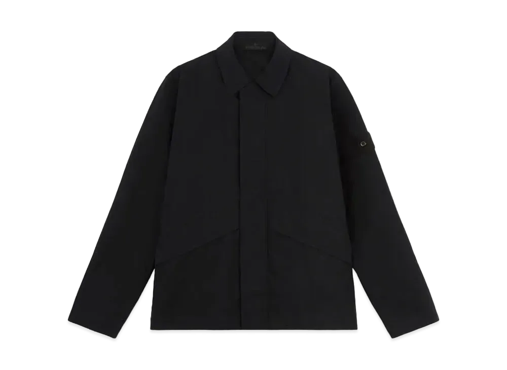 Stone Island 107F1 Weatherproof Cotton Canvas_Stone Island Ghost "Black"