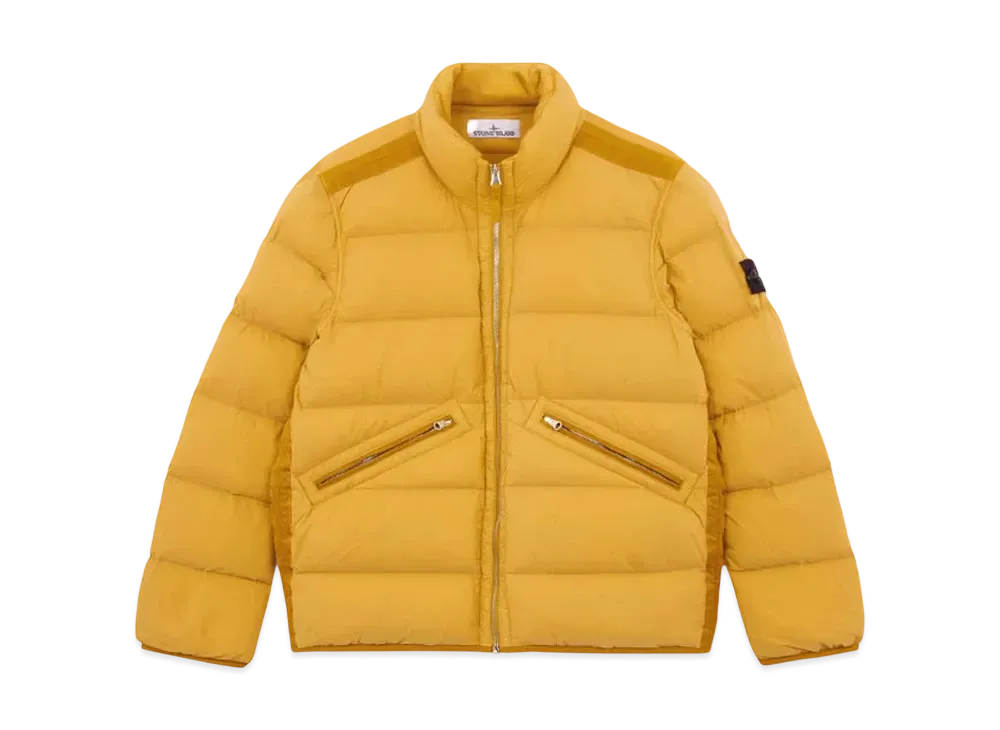 Stone Island 43028 Seamless Tunnel Nylon Down -TC "Mustard"