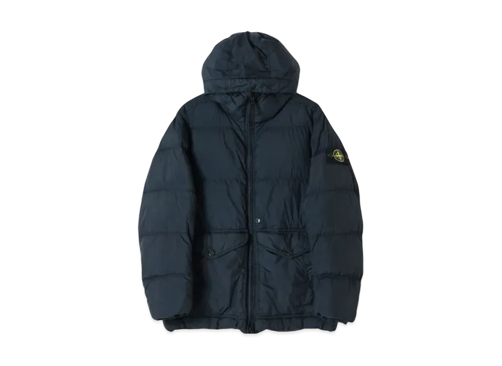 Stone Island Garment Dyed Crinkle Reps Recycled Nylon Down "Navy" 811540723