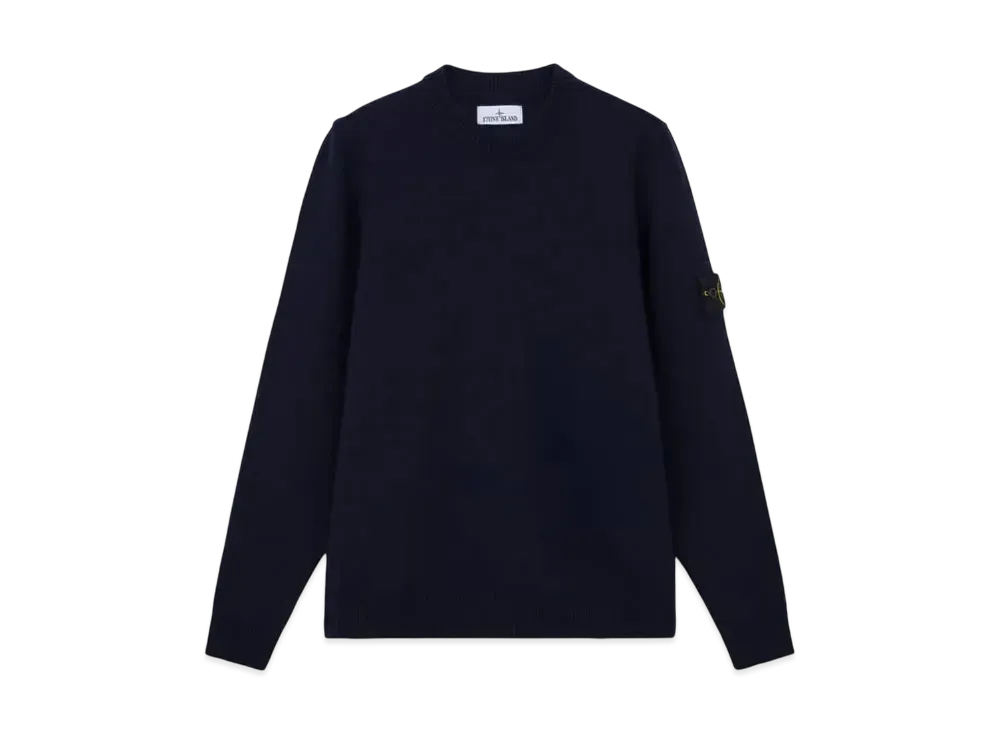 Stone Island 508A3 Lambswool "Navy Blue"