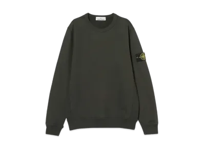 Stone Island 62420 Brushed Organic Cotton Fleece "Lead Grey" 811562420