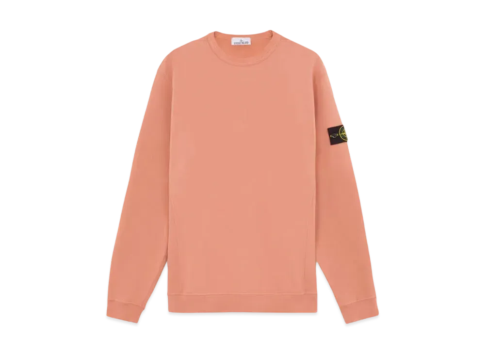 Stone Island 62420 Brushed Organic Cotton Fleece "Orange"