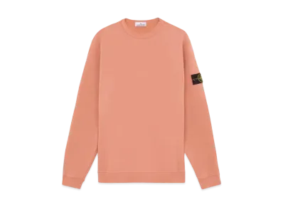 Stone Island 62420 Brushed Organic Cotton Fleece "Orange"