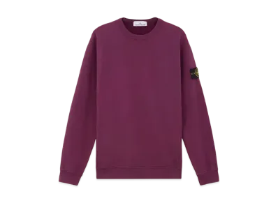 Stone Island 62420 Brushed Organic Cotton Fleece "Burgundy"