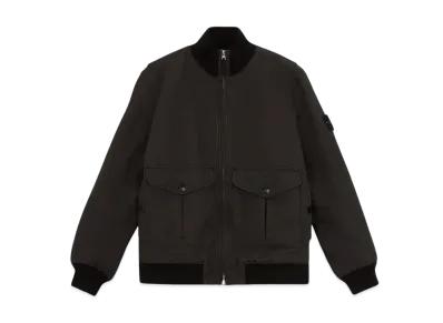 Stone Island David-TC Water Repellent Bomber Jacket "Leed Grey"