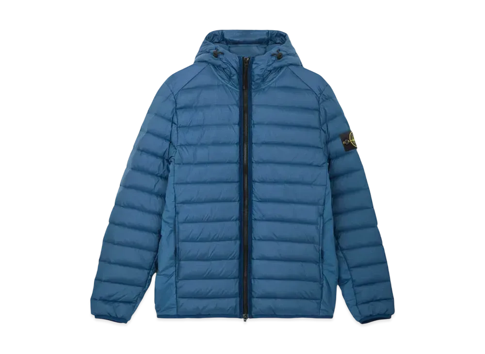 Stone Island 40324 Loom Woven Chambers Recycled Nylon Down-TC "Avio Blue"