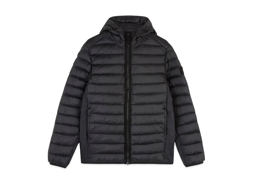 Stone Island 40324 Loom Woven Chambers Recycled Nylon Down-TC "Black"