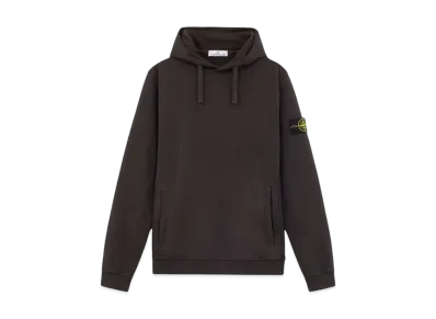 Stone Island 60820 Brushed Organic Cotton Fleece "Lead Gray"