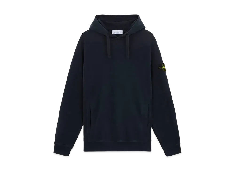 Stone Island 60820 Brushed Organic Cotton Fleece "Navy Blue"