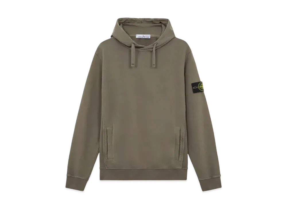 Stone Island 60820 Brushed Organic Cotton Fleece "Walnut Brown"