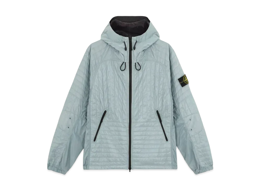 Stone Island 43232 Pertex Quantum Made From Netplus With Primaloft Insulation Technology "Green Gray"