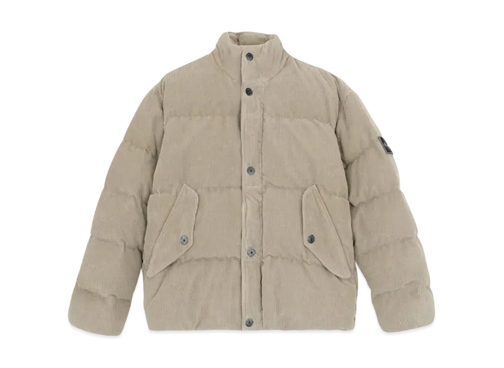 Stone Island 482RT Organic Corduroy 800 Down Dust Colour Frost Finish "Biscuit"