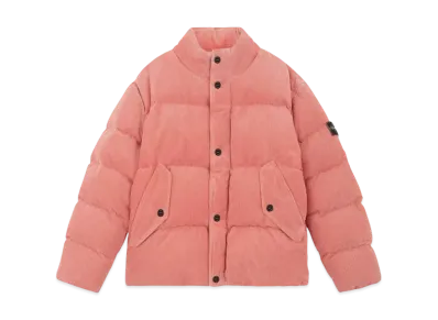Stone Island 482RT Organic Corduroy 800 Down Dust Colour Frost Finish "Orange"