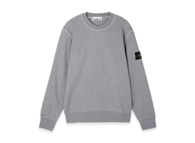 Stone Island Sweatshirt 6100044 Organic Cotton Fleece "Melangegrey"