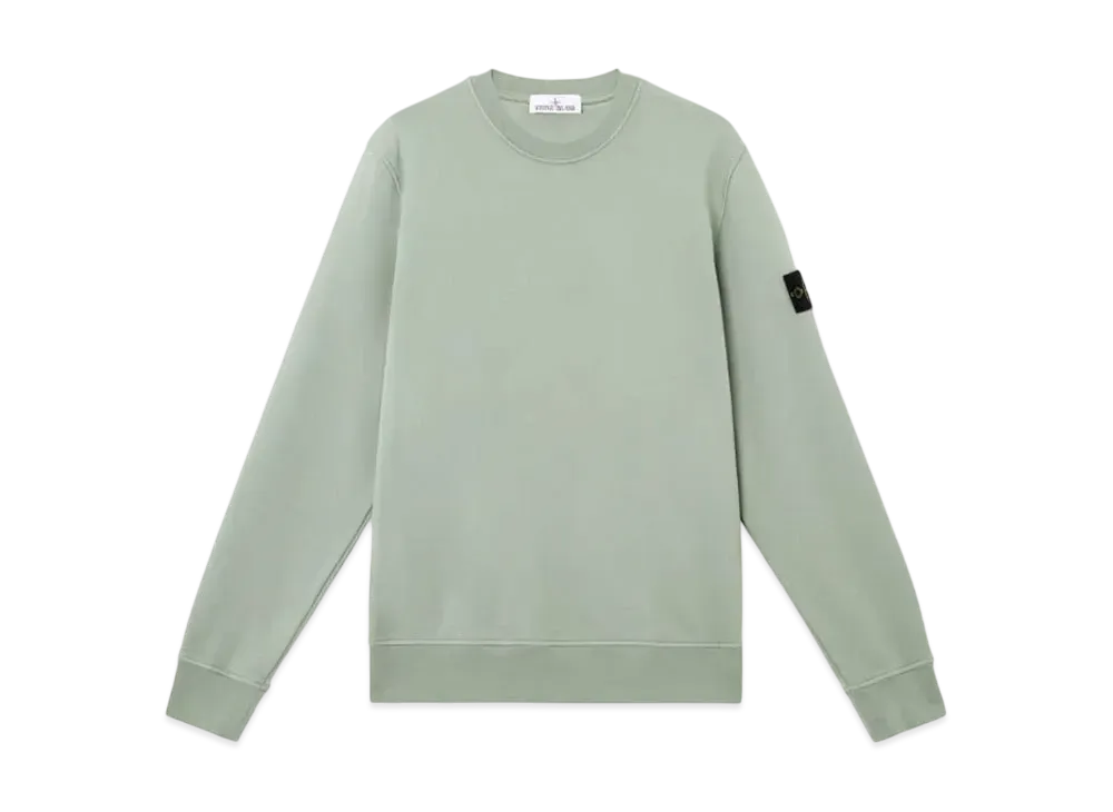 Stone Island 6100044 Organic Cotton Fleece "Sage Green"