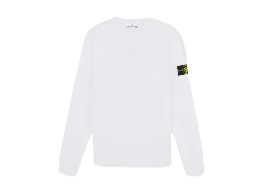 Stone Island 6100044 Organic Cotton Fleece "White"