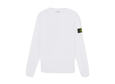Stone Island 6100044 Organic Cotton Fleece "White"