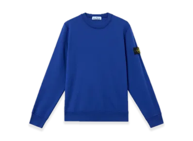 Stone Island 6100044 Organic Cotton Fleece "Bright Blue"