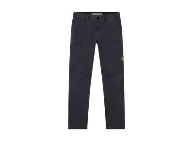 Stone Island 3100306 Stretch Organic Broken Twill Cotton Old Effect "Navy Blue"