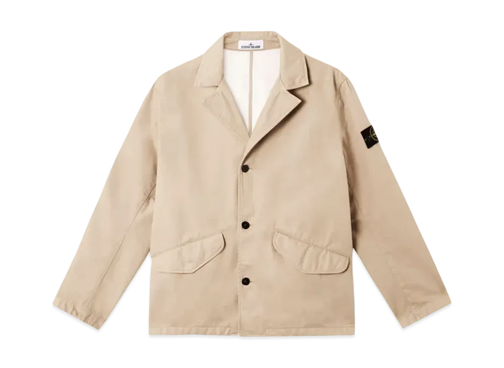 Stone Island A100003 Raso Gommato 3L Organic Cotton "Desert Brown"