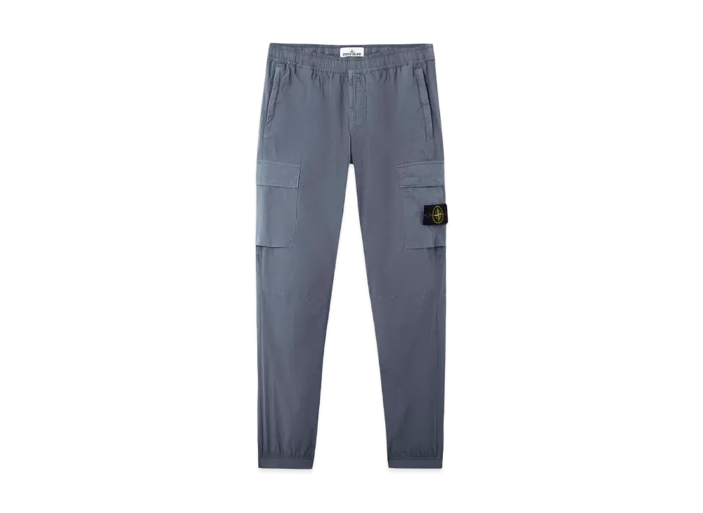 Stone Island 3100031 Stretch Cotton Tela Paracadute "Avio Blue"