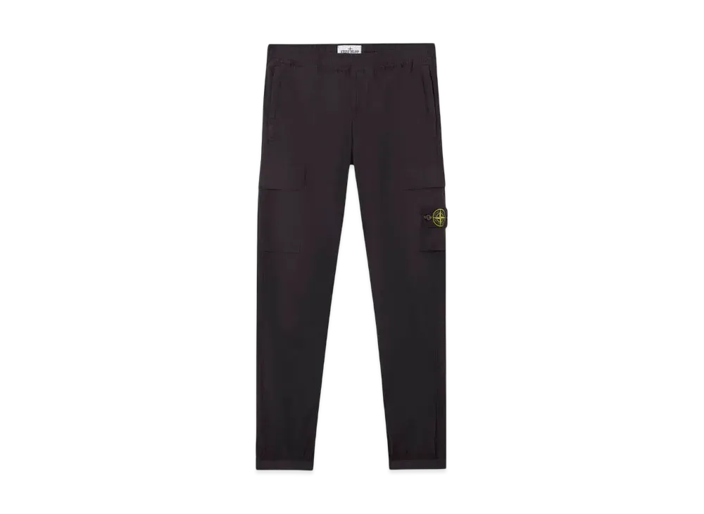 Stone Island 3100031 Stretch Cotton Tela Paracadute "Black"