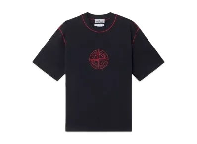 Stone Island 2100001 Combed Organic Cotton Jersey "Black"